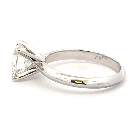 Moissanita natural de 1,75 ct Plata de ley