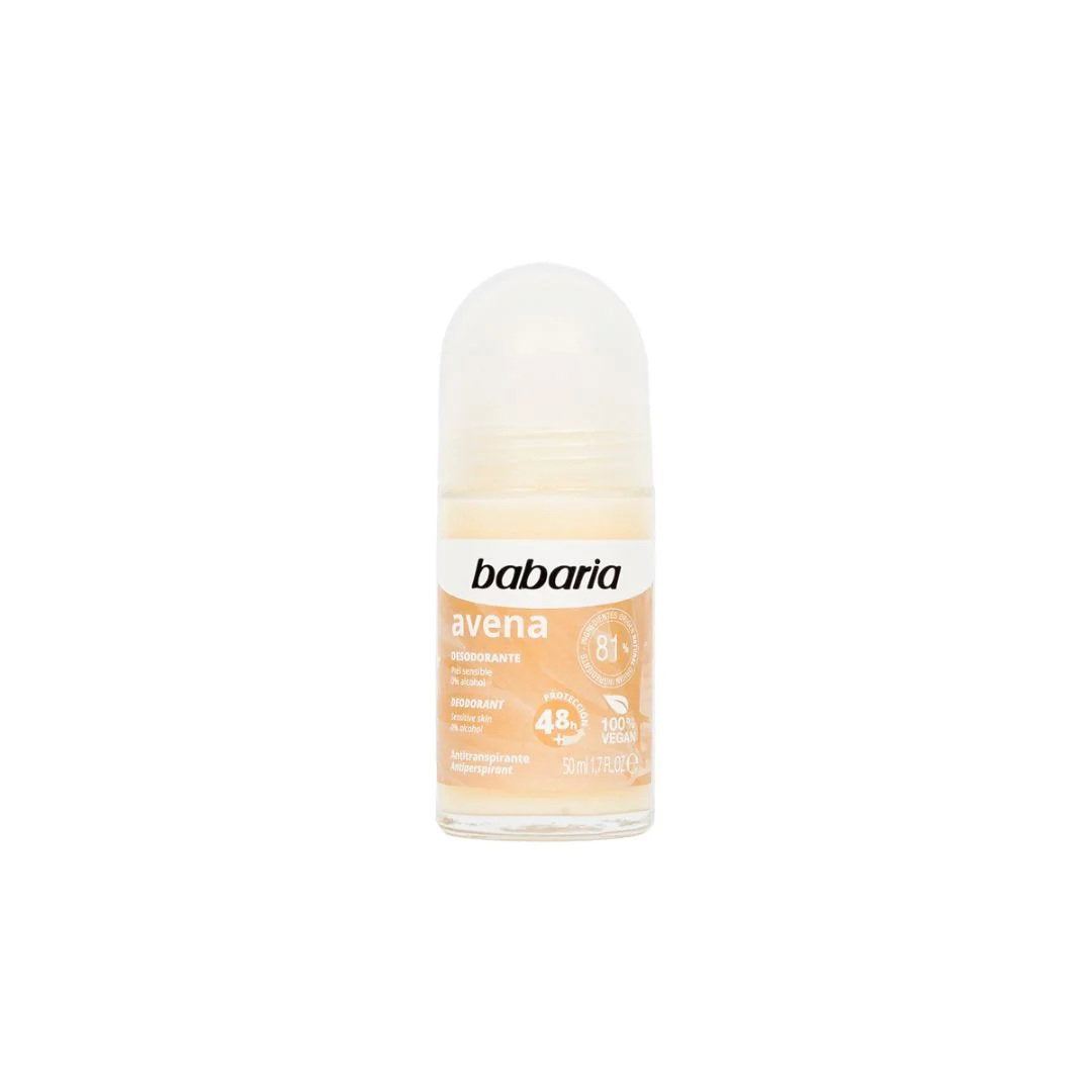 Babaria, Avena, 48h Protection, Deodorant Roll-On, For Women, 50 ml