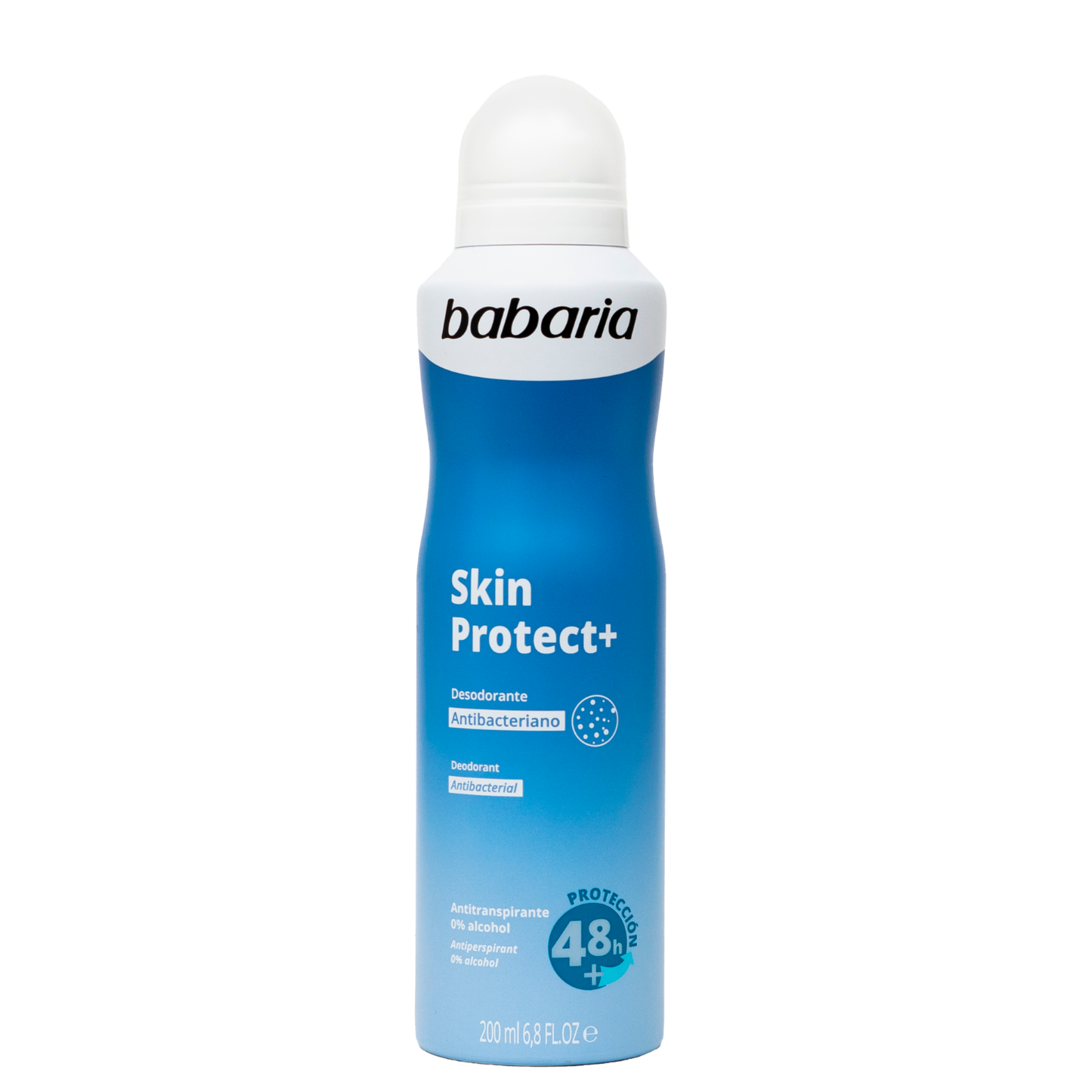 Babaria, Skin Protect+, 48h Protection, Deodorant Spray, Unisex, 200 ml