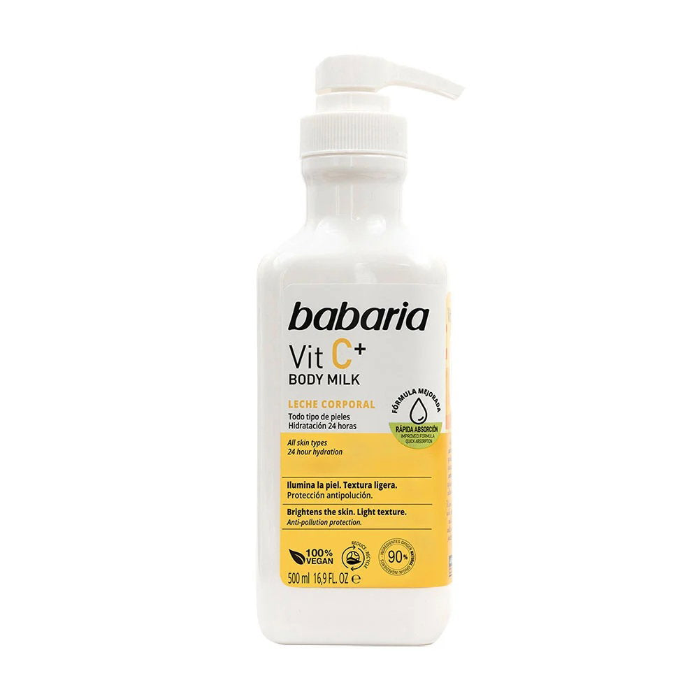 Babaria, Vitamin C, Brightening, Body Milk, Daily, 500 ml