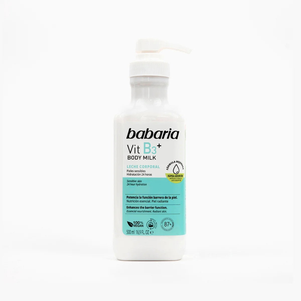 Babaria, Vitamin C, Boosts Radiance, Body Milk, Daily, 500 ml