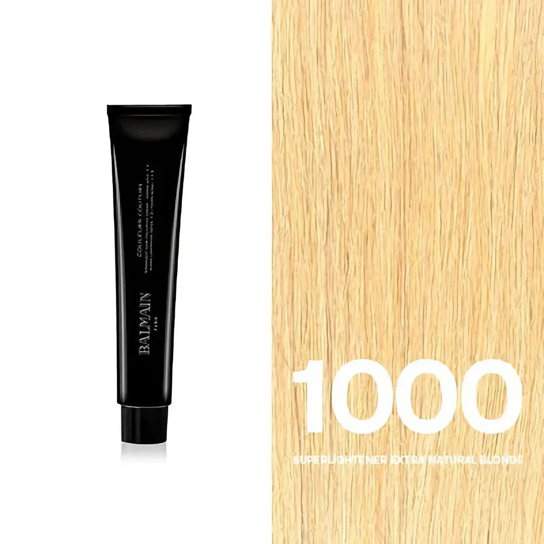 Balmain Professionnel, Couleurs Couture, Permanent Hair Dye, 1000 Superlightener Extra Natural Blonde, 60 ml