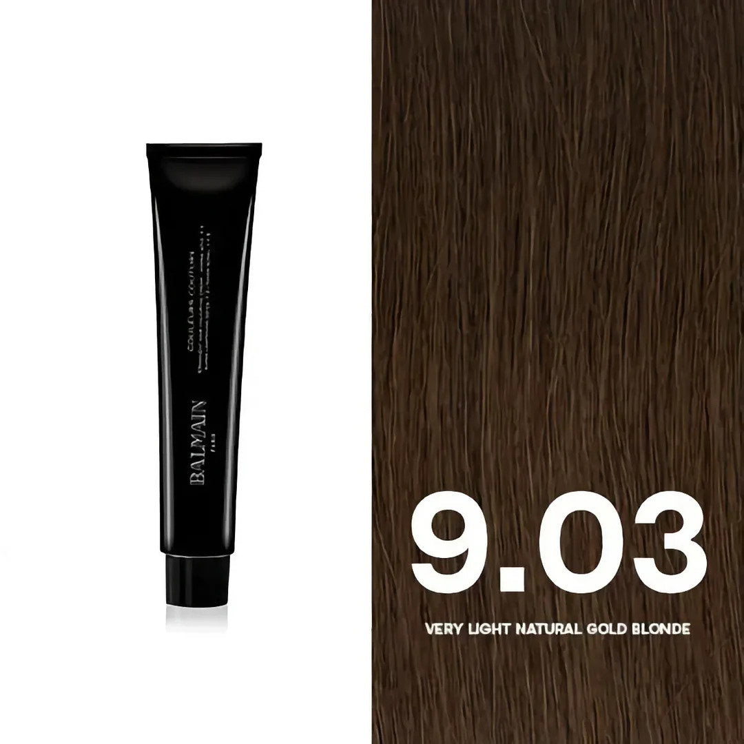 Balmain Professionnel, Couleurs Couture, Permanent Hair Dye, 9.03 Very Light Natural Gold Blonde, 60 ml