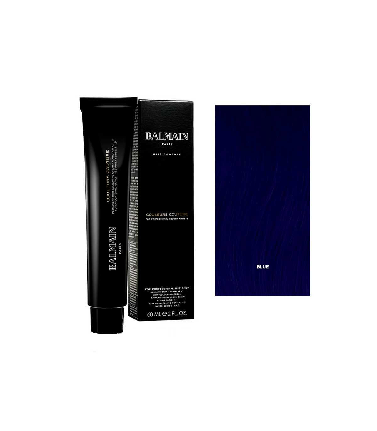 Balmain Professionnel, Couleurs Couture, Permanent Hair Dye, Blue, 60 ml
