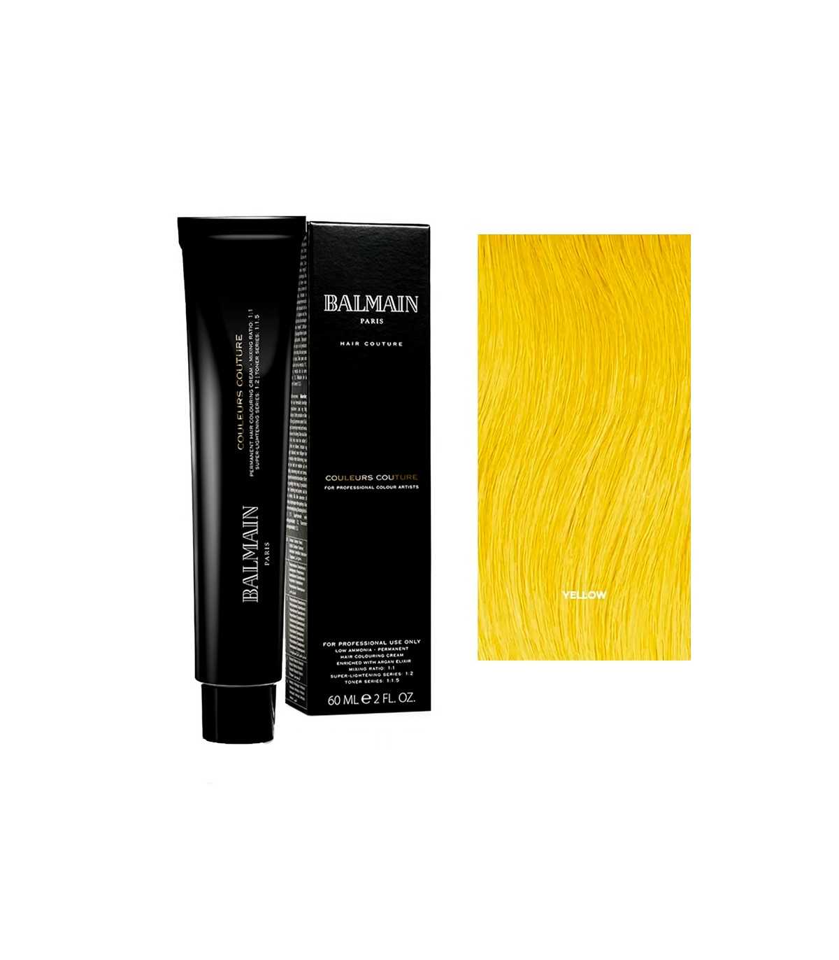 Balmain Professionnel, Couleurs Couture, Permanent Hair Dye, Yellow, 60 ml