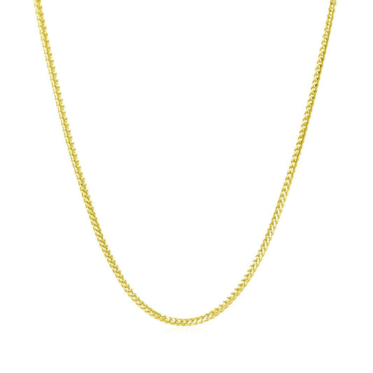 Cadena Franco de Oro Amarillo de 14k 1,2mm