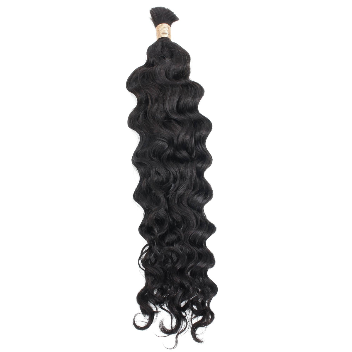 Beach Wave Bulk 100% Human Braiding Hair Luxegan