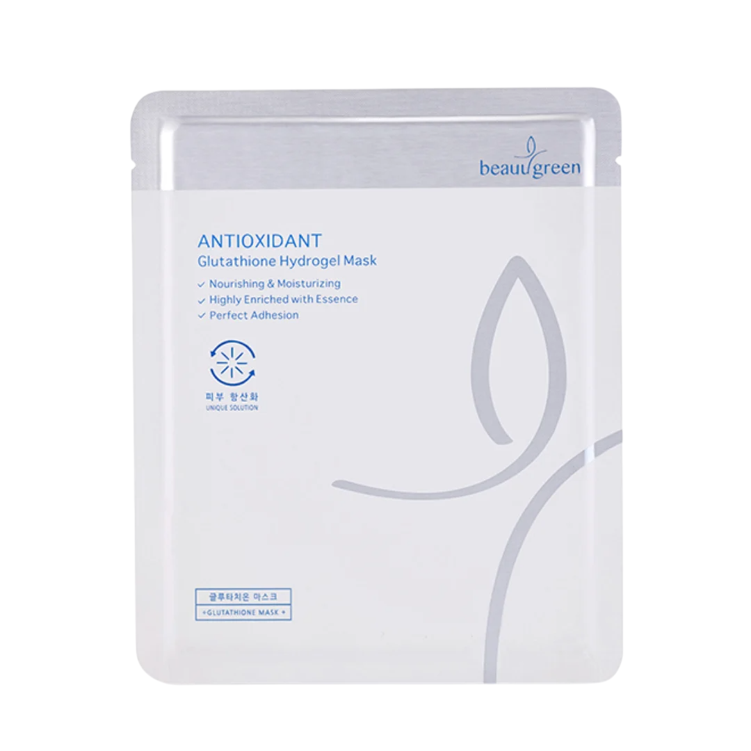 Beauugreen, Beauugreen, Glutathione, Anti-Oxidant, Sheet Mask, For Face, 30 g