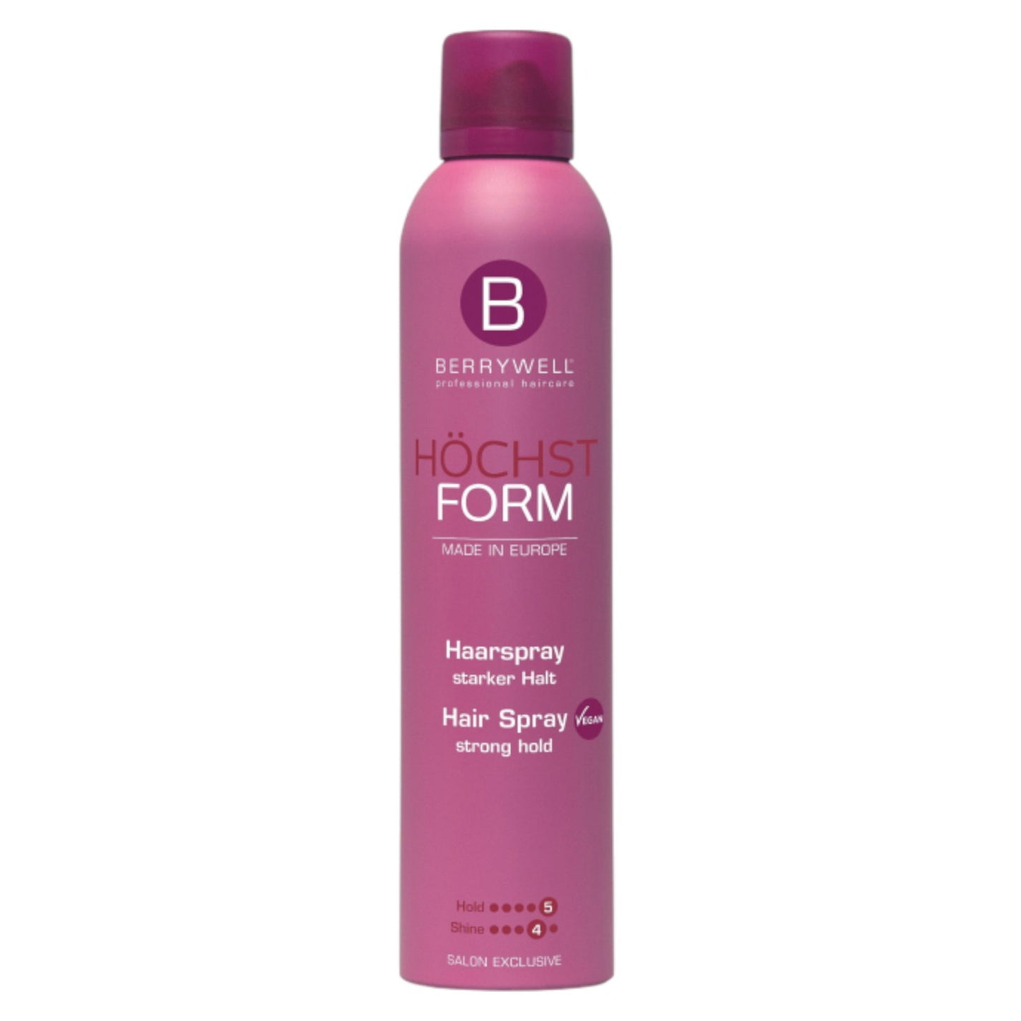 Berrywell, Hochst Form, Hair Spray, Strong Hold, 5, 500 ml *Tester