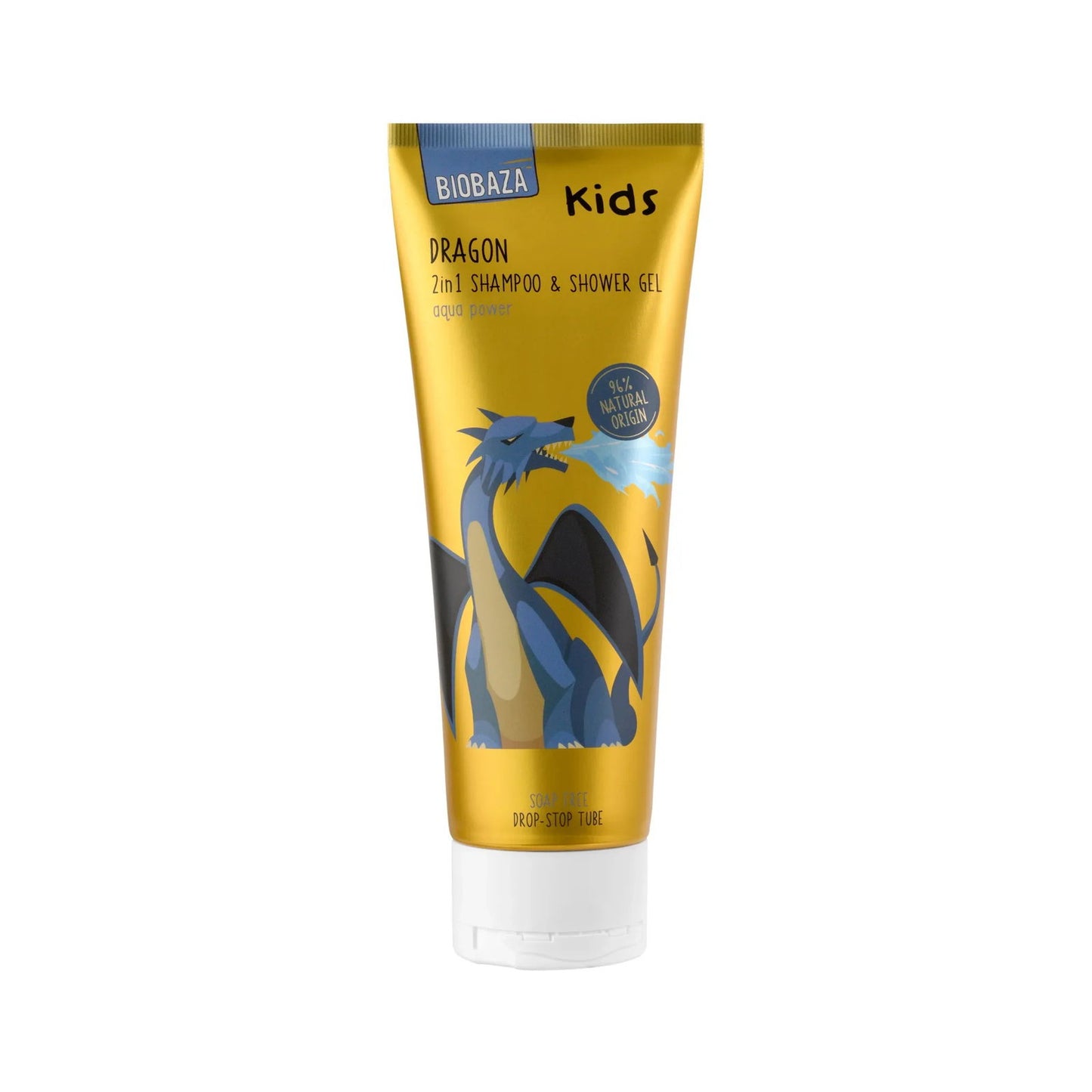 Biobaza, Dragon Kids, Shower Gel & Shampoo 2-In-1, Aloe Vera, 250 ml