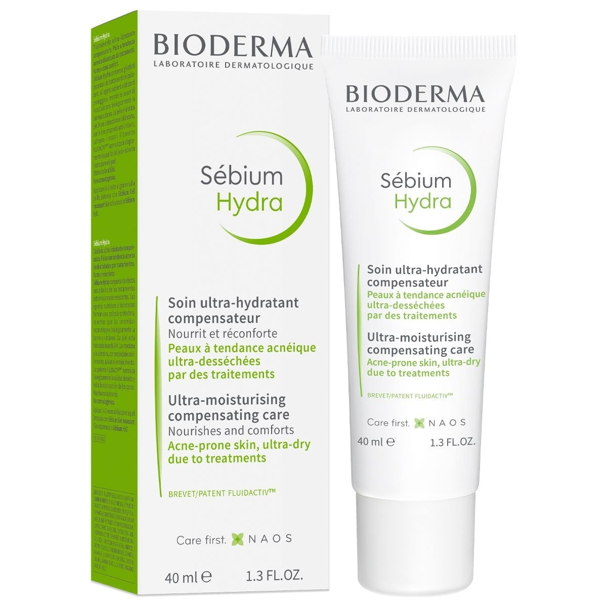 Bioderma, Sebium Hydra, Ultra-Nourishing/Moisturising, Day & Night, Cream, For Face, 40 ml