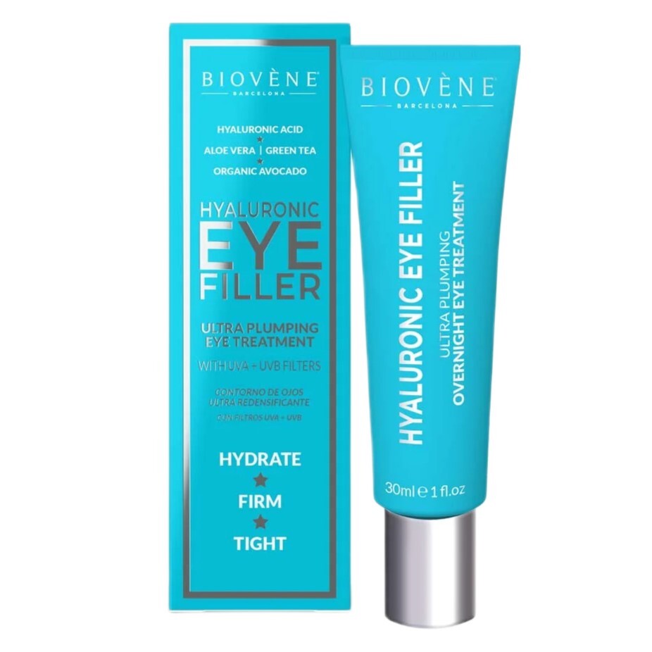 Biovene, Eye Filler, Hyaluronic Acid, Firming, Overnight, Eye Cream, 30 ml
