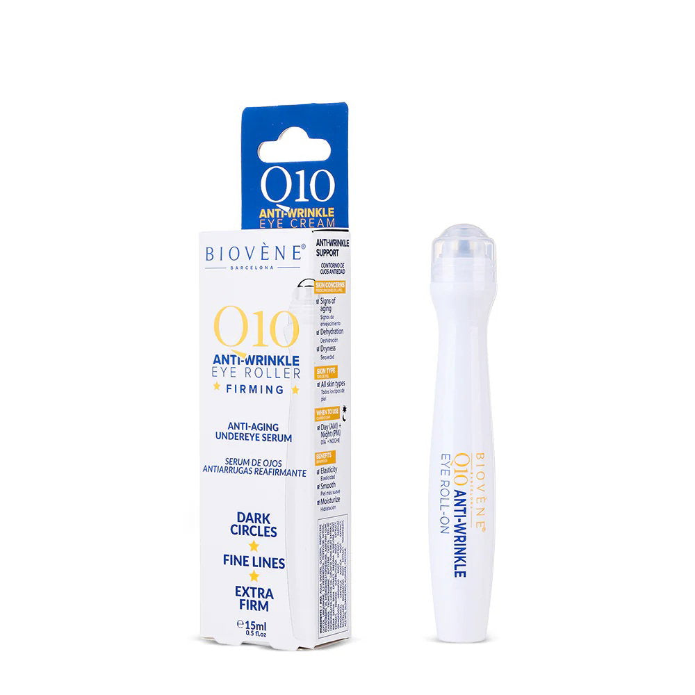 Biovene, Q10 Anti-Wrinkle, Anti-Aging, Eye Roll-On, 15 ml