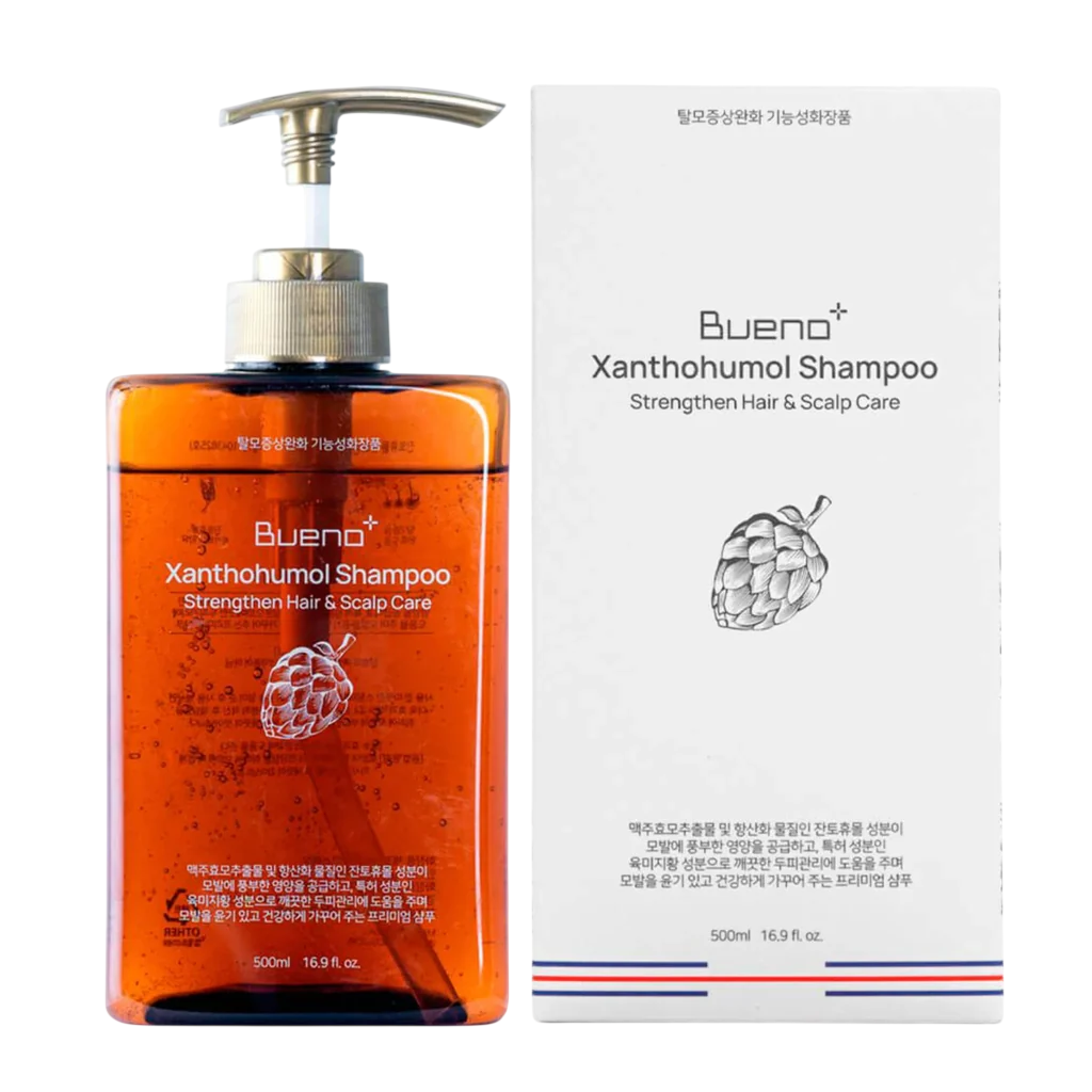Bueno, Xanthohumol, Hair Shampoo, Strengthening & Anti-Hair Loss, 500 ml