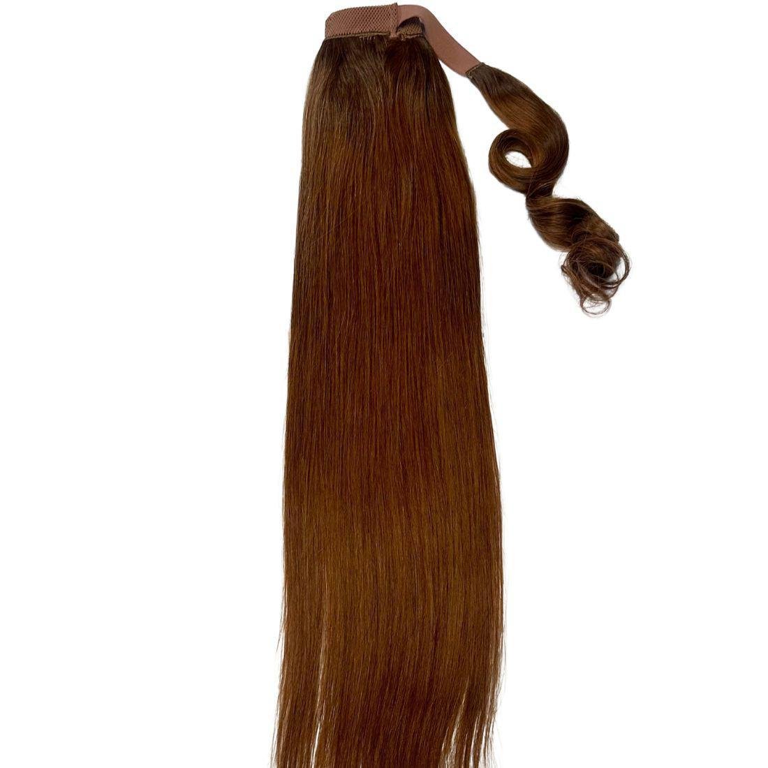 Auburn 100% Human Hair Ponytail Extension Luxegan