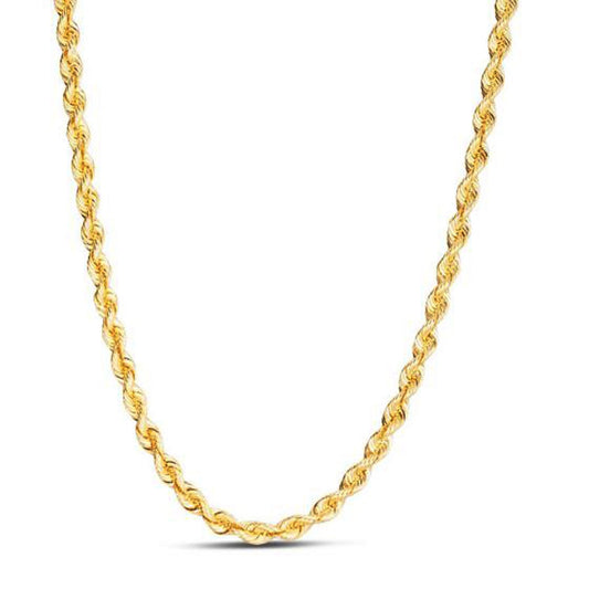 Cadena de soga ligera de oro amarillo de 14k (4.30 mm)