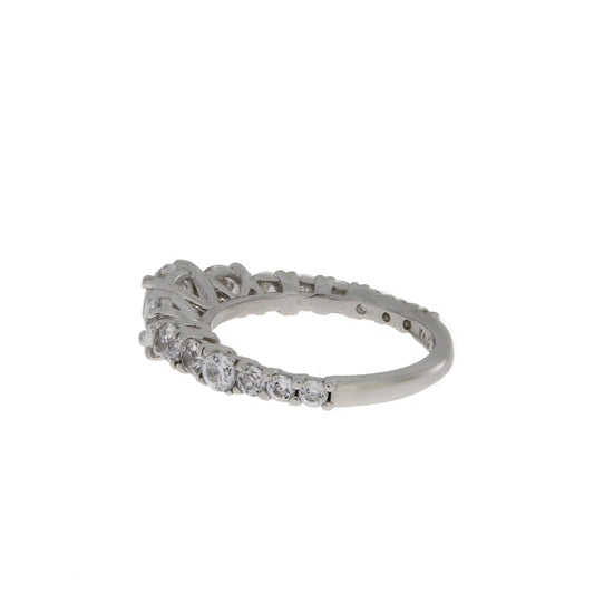 Circonio Cúbico CZ SS Plata Esterlina Nupcial