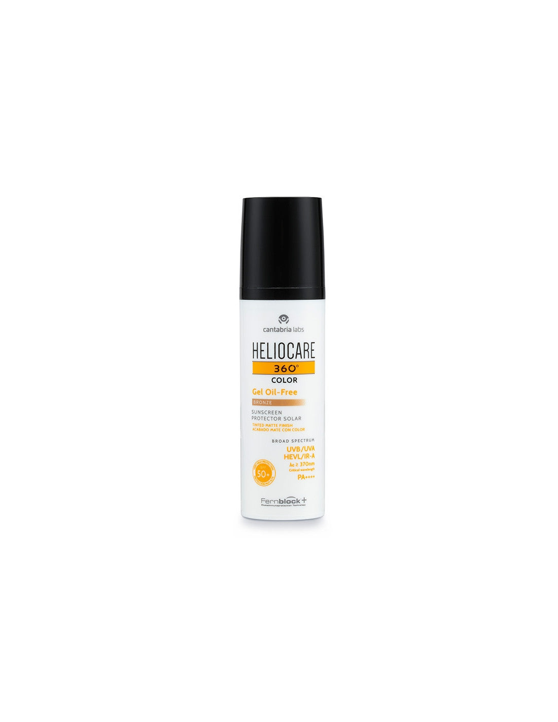 Cantabria Labs, Heliocare 360º Color, Color Pigments, Tan Activator, Sunscreen Gel, SPF 50+, 50 ml