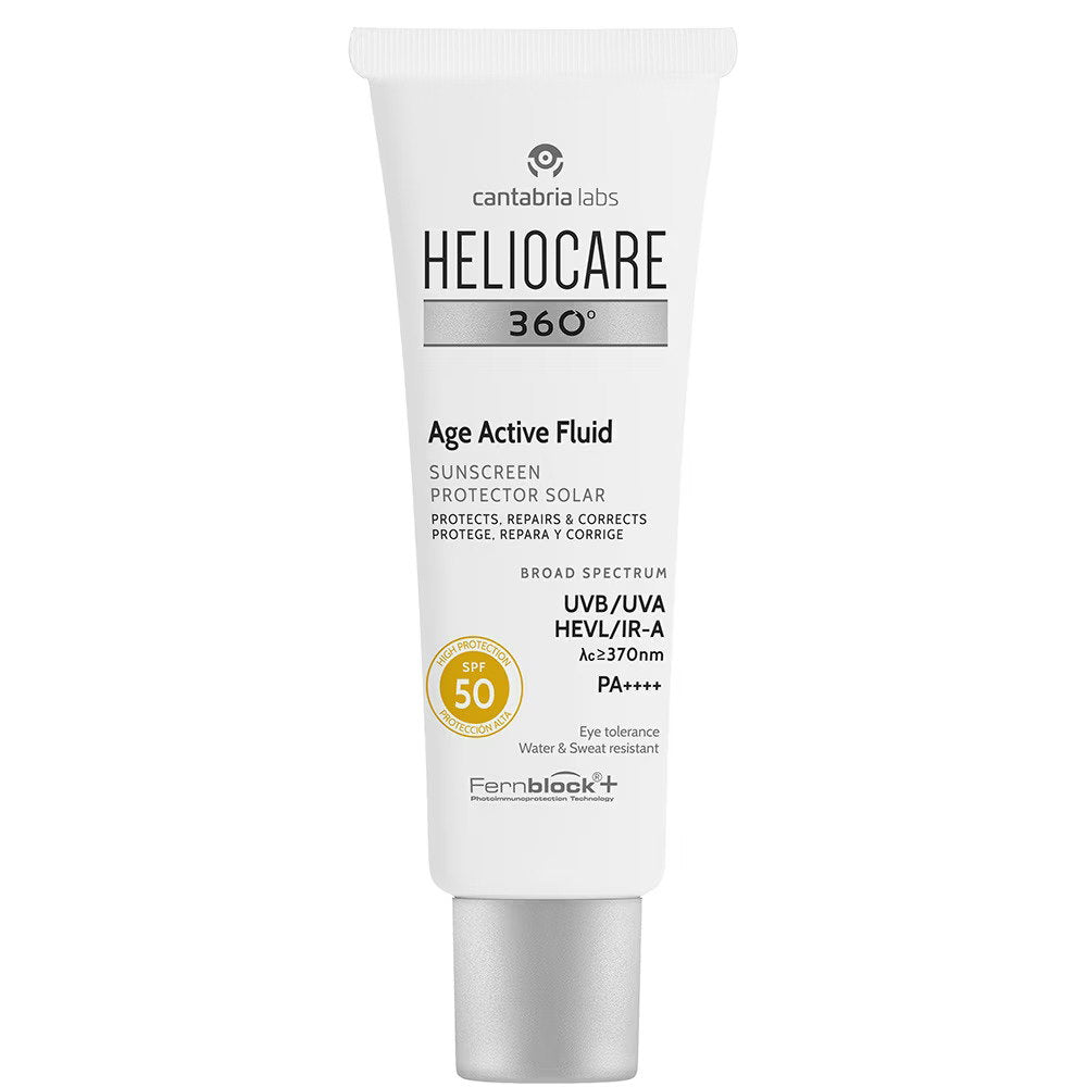 Cantabria Labs, Heliocare 360º, Sun Protection, Day, Fluid, For Face, SPF 50, 50 ml