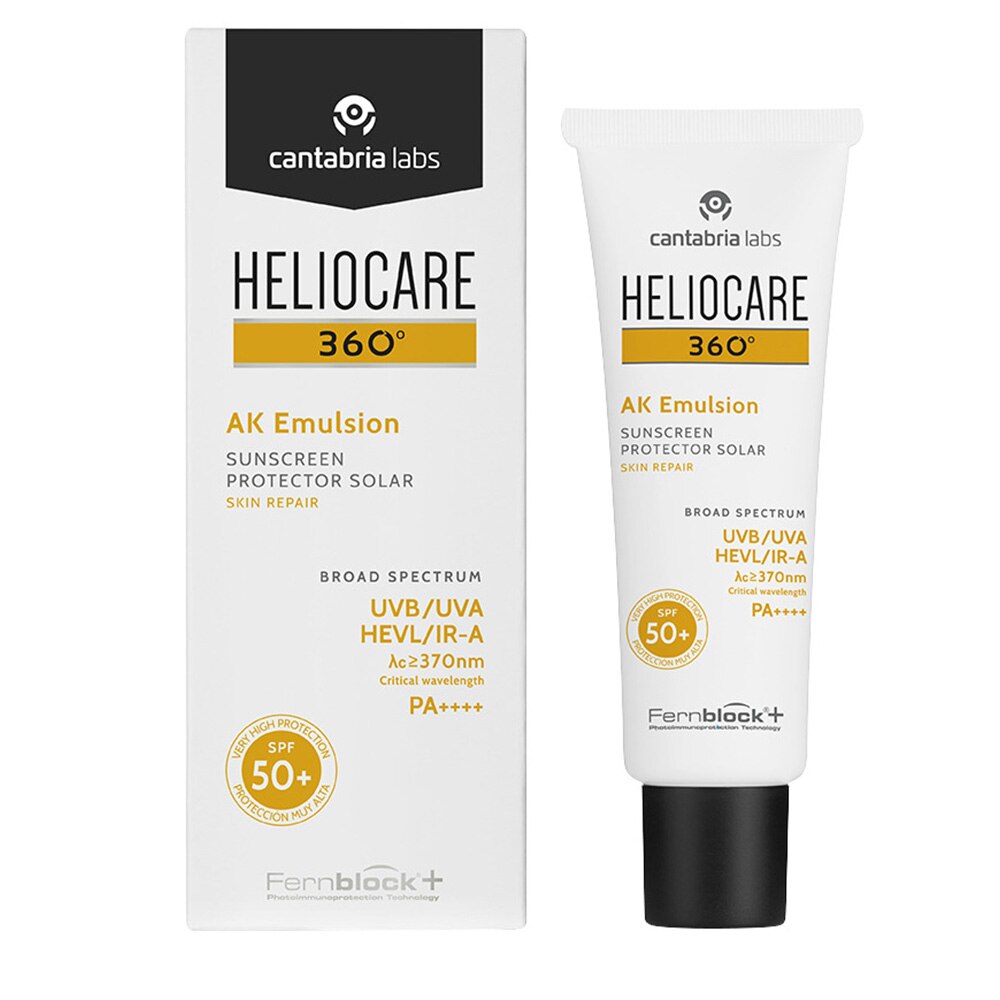 Cantabria Labs, Heliocare 360º, UV Protection, Daily, Emulsion, For Face, SPF50+, 50 ml