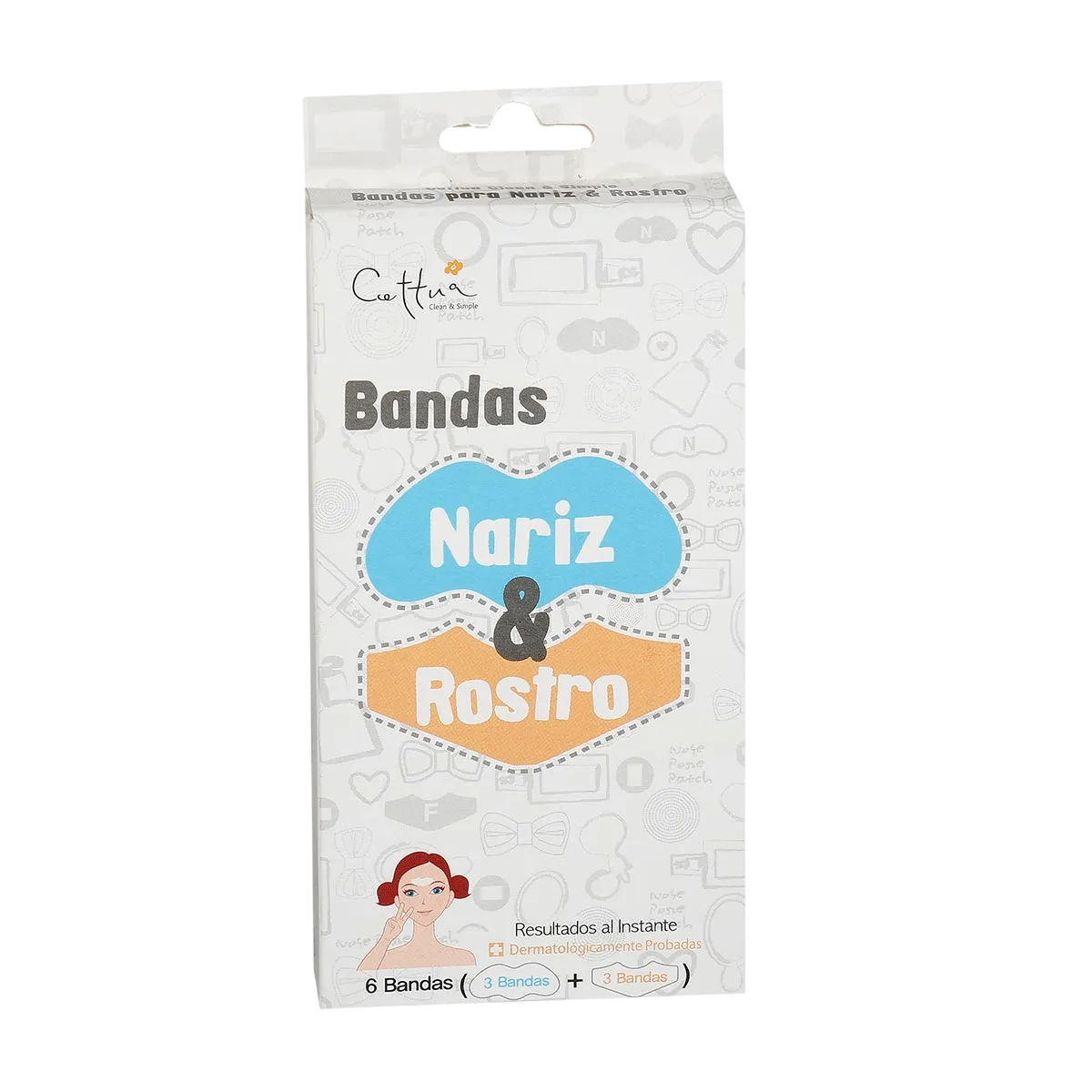 Cettua, Cettua, Cleansing & Exfoliating, Nose Sheet Strips, 12 pcs