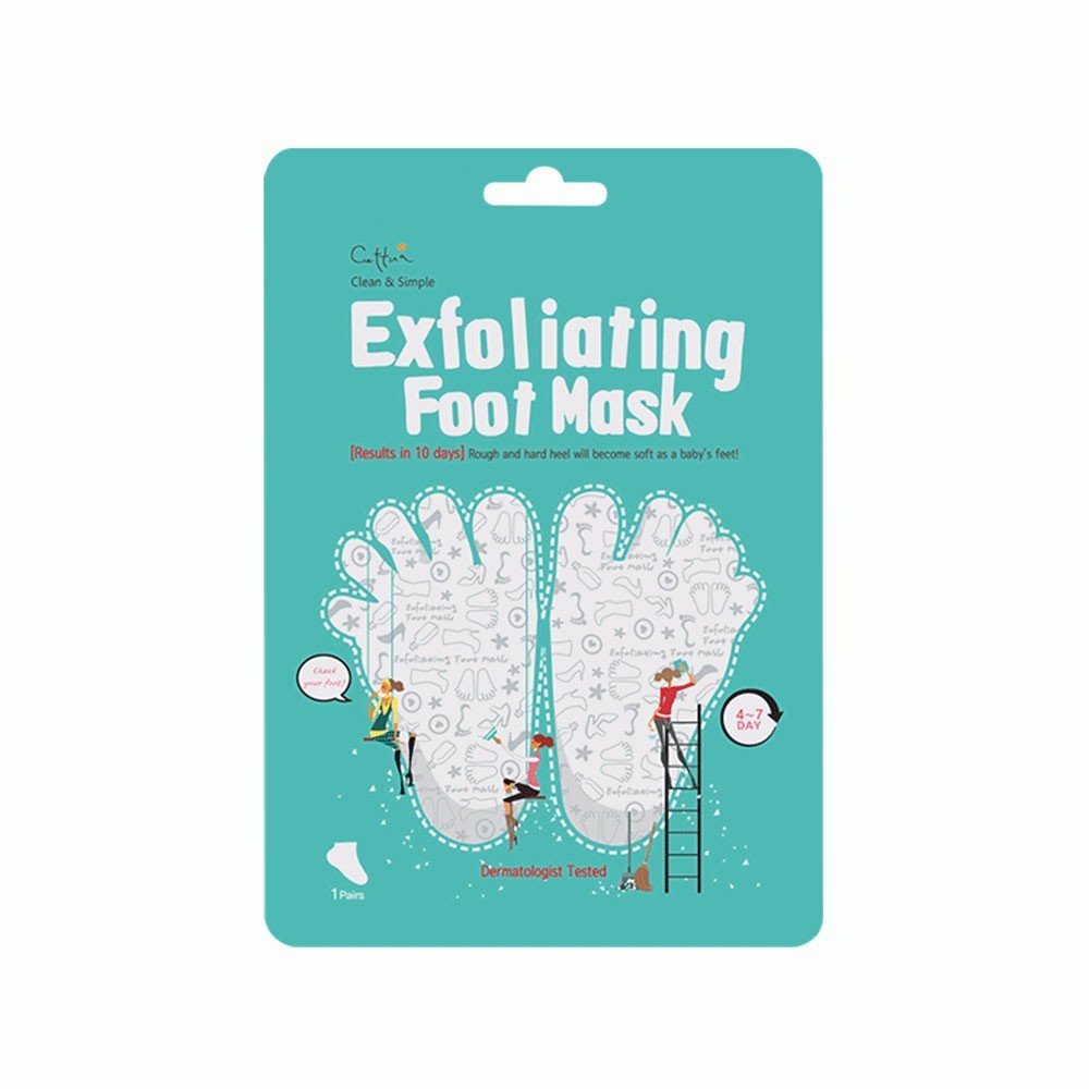 Cettua, Cettua, Exfoliating, Foot Sheet Mask, 2 pcs