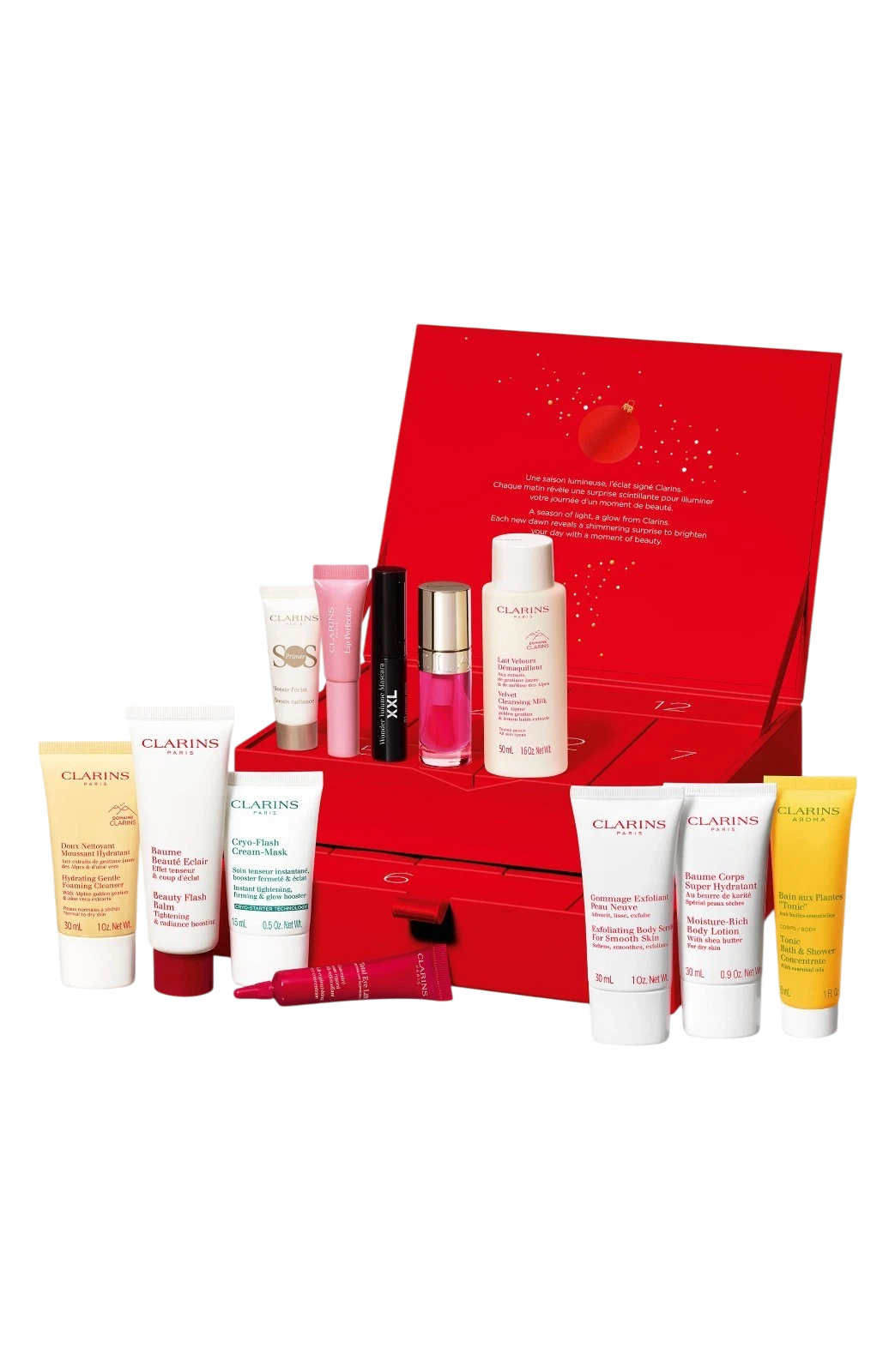 Clarins, Clarins, Skin, Advent Calendar, 12 pcs