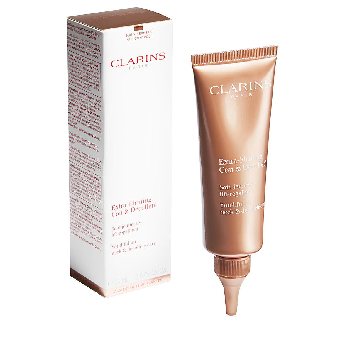 Clarins, Extra-Firming, Plant extracts, Lifting, Morning & Night, Cream, For Neck & Decollete, 75 ml