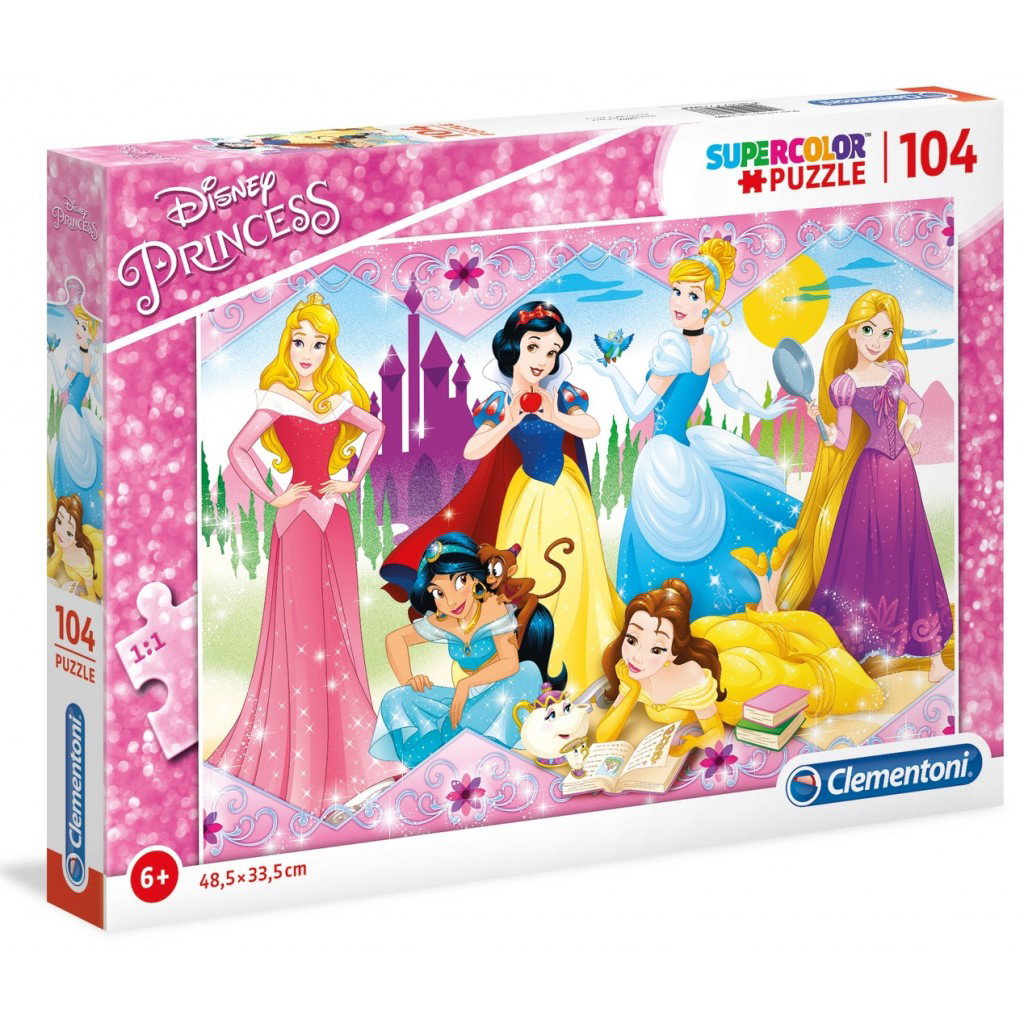 Clementoni, Disney Princess, Jigsaw Puzzles 104 pcs