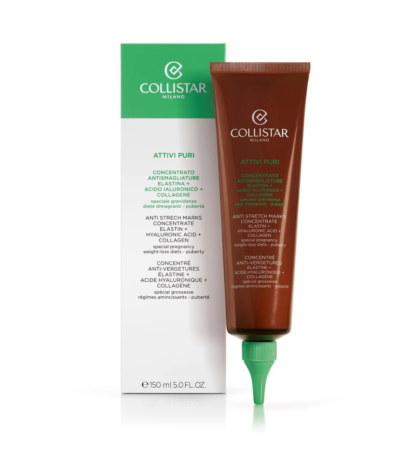 Collistar, Anti Stretch Marks Concentrate, Hyaluronic Acid & Collagen, Cream, 150 ml