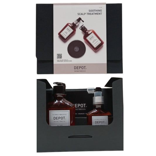 Consumer Kit G Set Depot: 200 Hair Treatments No. 209, Hair Lotion Treatment, For Calming, 100 ml + 100 Hair Cleansing No. 109, Hair Shampoo, For Calming, 250 ml
