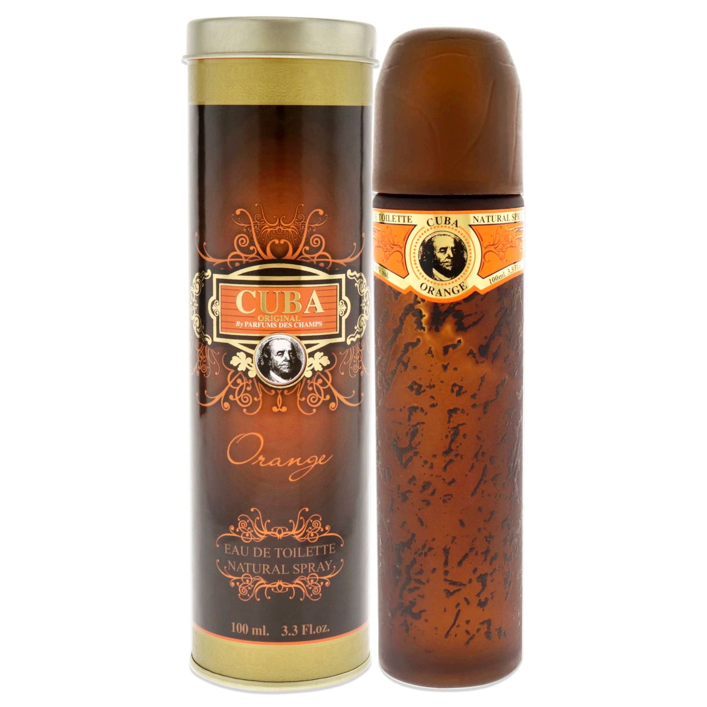 Cuba, Orange, Eau De Toilette, For Men, 100 ml