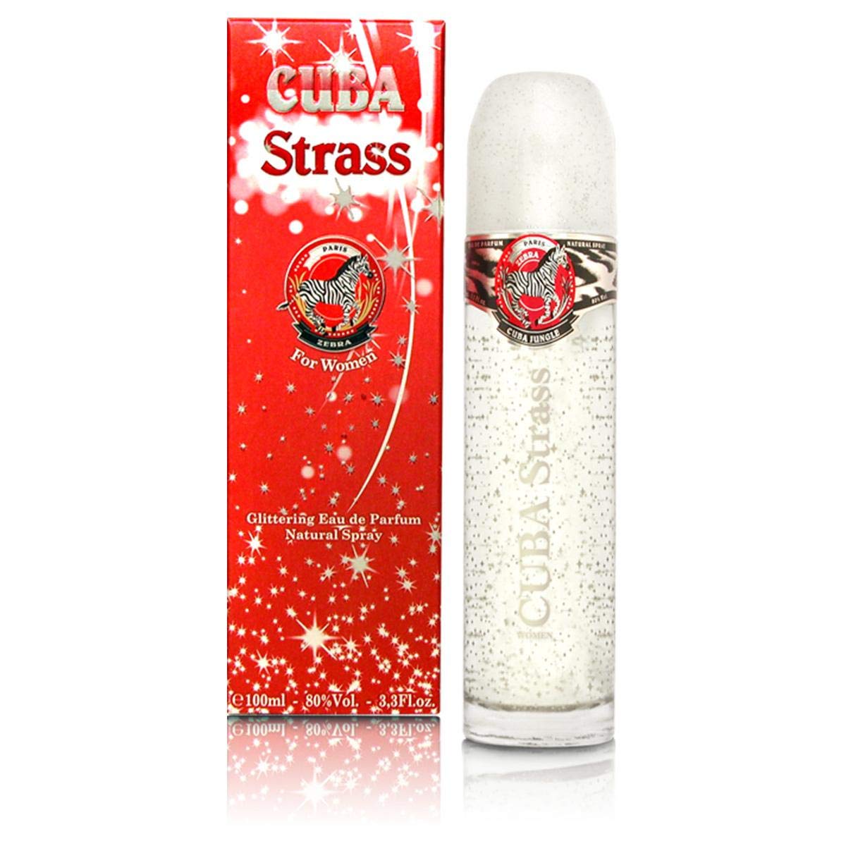 Cuba, Strass Zebra, Eau De Parfum, For Women, 100 ml