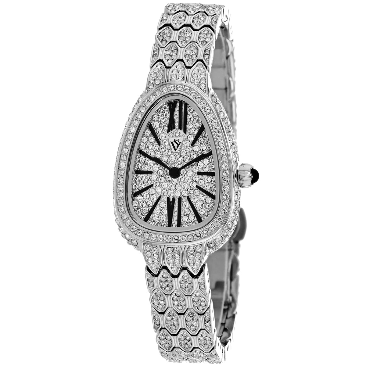 Christian Van Sant Women's Bella Watch 25mm Silver Dial Bracelet