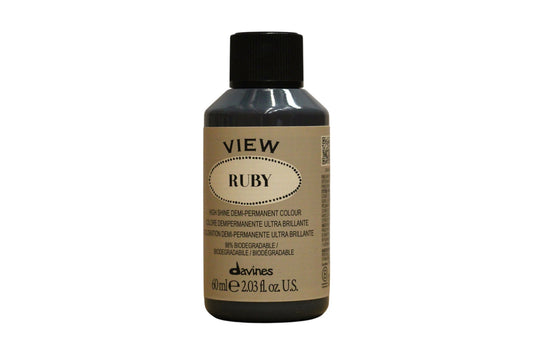 Davines, View, Demi-Permanent Hair Dye, Ruby, 60 ml
