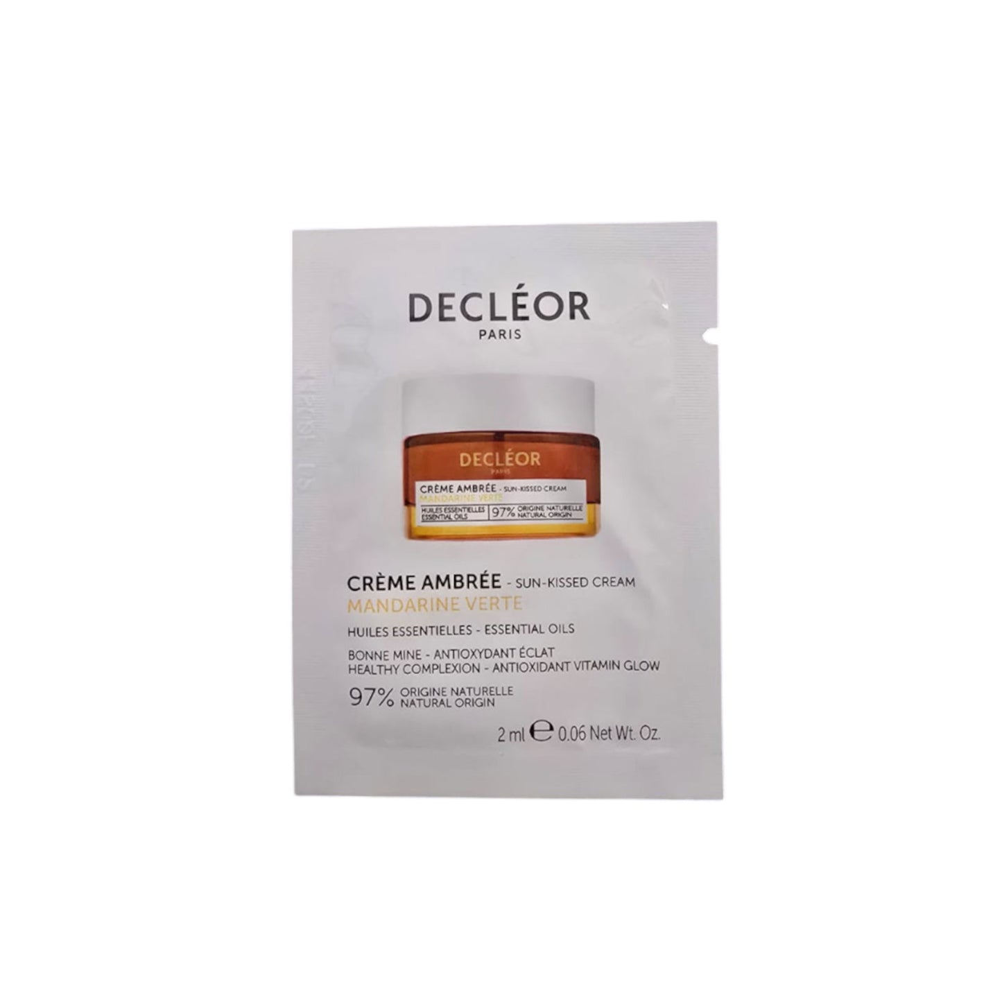 Decleor, Aromessence - Green Mandarin Sun-Kissed Glow, Essential Oils, Smoothing, Tinted Moisturizer, 2 ml *Sample