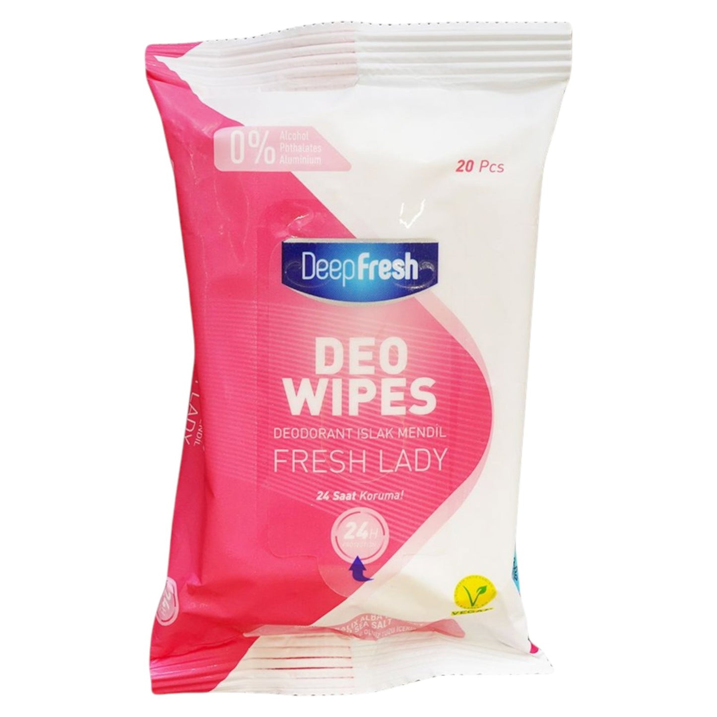Deep Fresh, Deo Wipes, Cleansing Wipes, Underarm, 20 pcs, *Tester