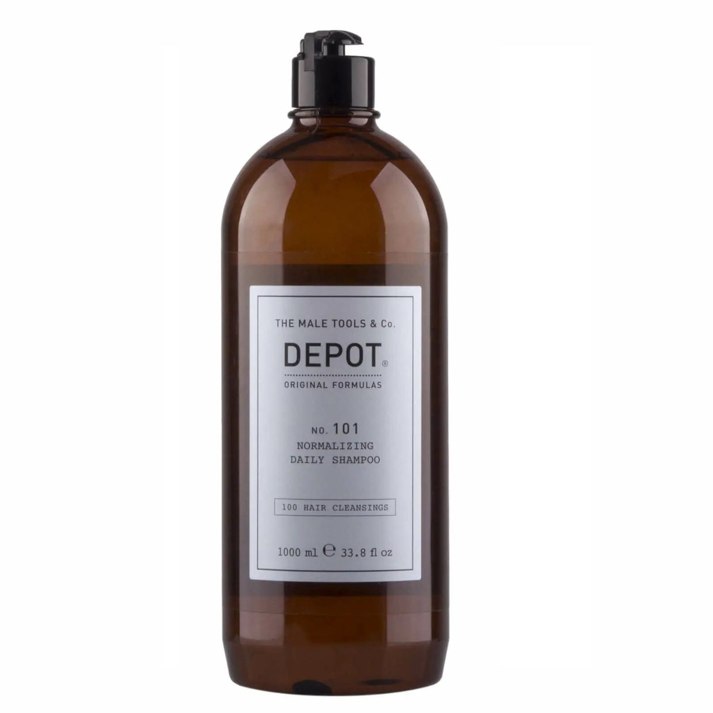 Depot, 100 Hair Cleansing No. 101, Botanical Complex, Hair Shampoo, Normalizing, 1000 ml