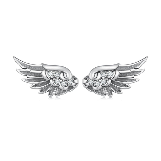 925 Sterling Silver Oxidized Pavé CZ Earrings