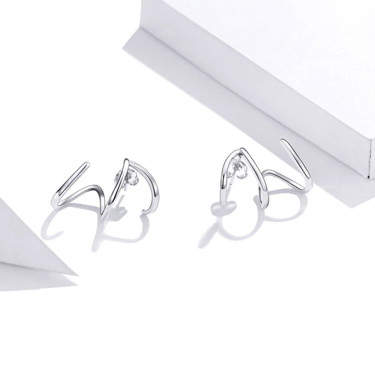 925 Sterling Silver Oxidized Earrings for Women