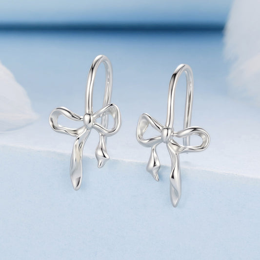 925 Sterling Silver Earrings 1.8cm x 1.0cm for Women