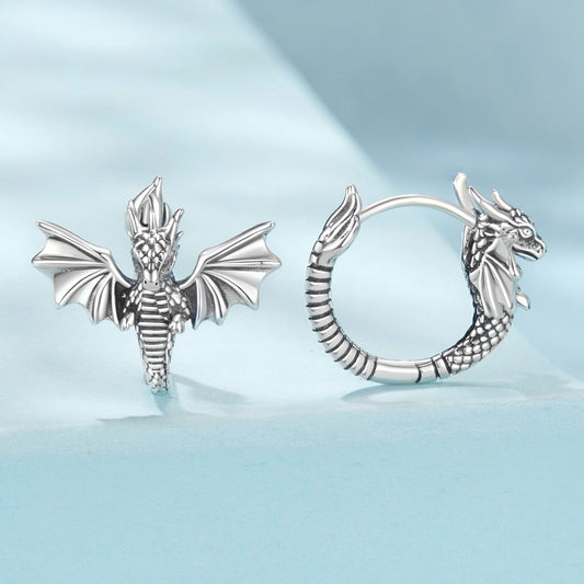 925 Sterling Silver Oxidized Silver Earrings for Women