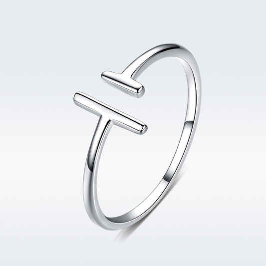 Anillo de plata de ley 925 de 0,15 cm para mujer