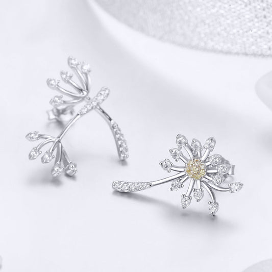 925 Sterling Silver Jewelry Set with Pavé Setting CZ, 2.0*1.4cm - view 2