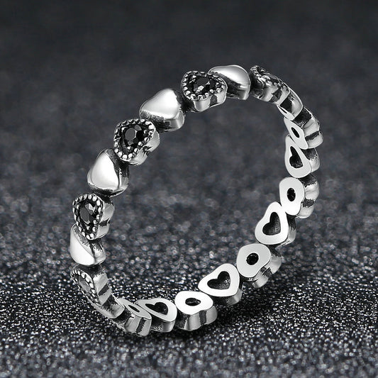 Anillo de plata de ley 925 - Diseño elegante para mujer