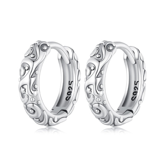 925 Sterling Silver Oxidized Earrings for Women