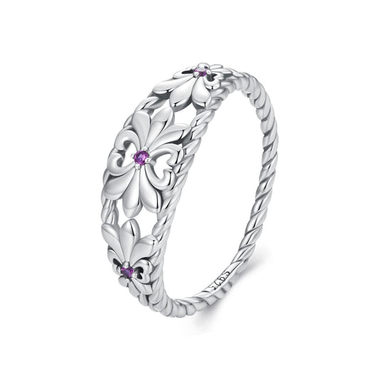 Anillo de plata de ley 925 oxidada con circonita cúbica de 1,3 mm engastada en pavé, talla 6.0, para mujer
