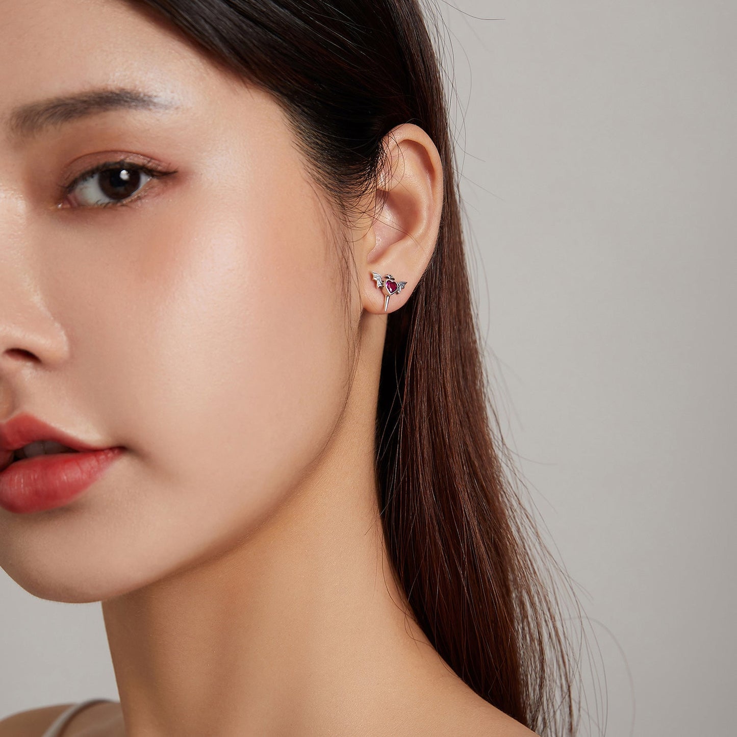 925 Sterling Silver Oxidized Pavé Setting CZ Earrings