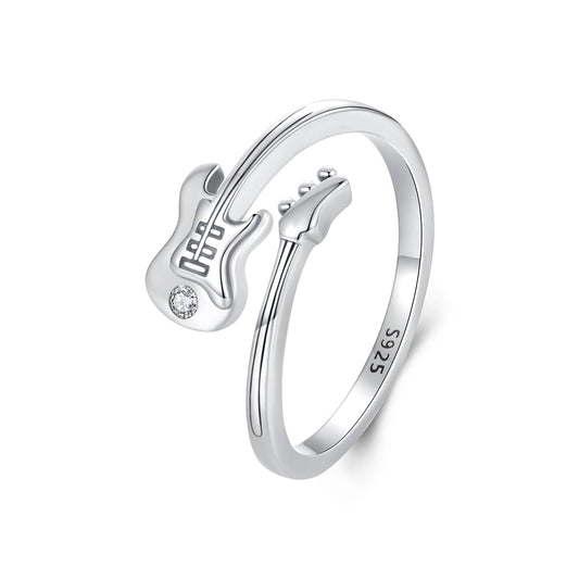925 Sterling Silver 1.8mm Ring with Pavé Setting CZ for Women