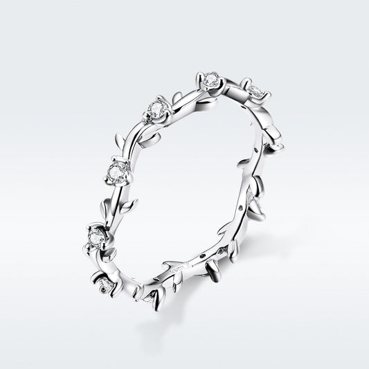 Anillo de Plata Fina 925 Talla 6.0 para Mujer